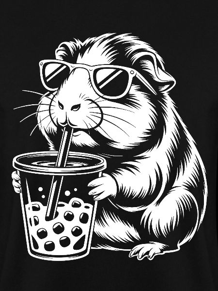 Meerschweinchen mit Sonnenbrille