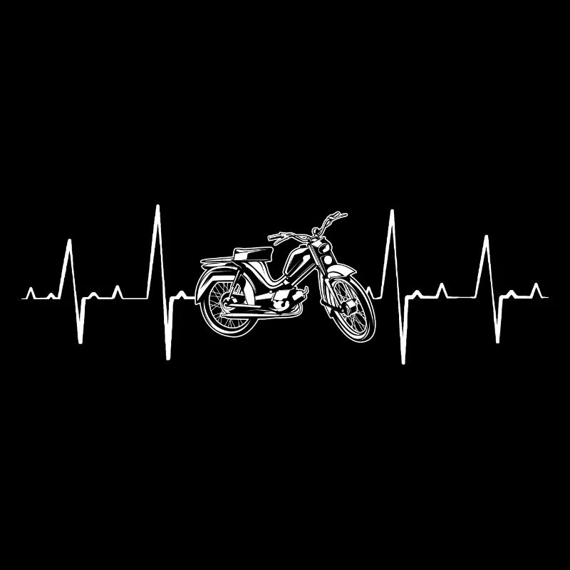 Moped Vintage Gift 2 Takter Mokick Moped