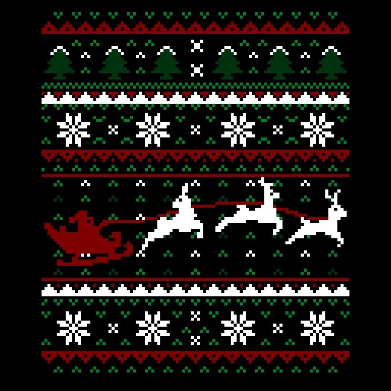 Weihnachten Pixelart Design
