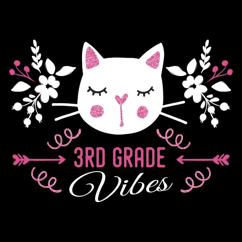 3rd grade | Grade Vibes Back to School Cute Cat
