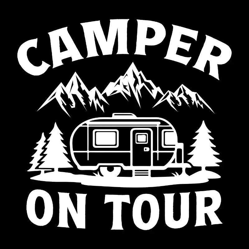 Camper on tour