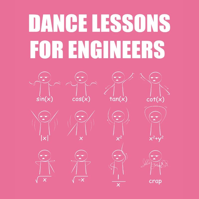 Techniciens cours de danse mathématicien cadeau