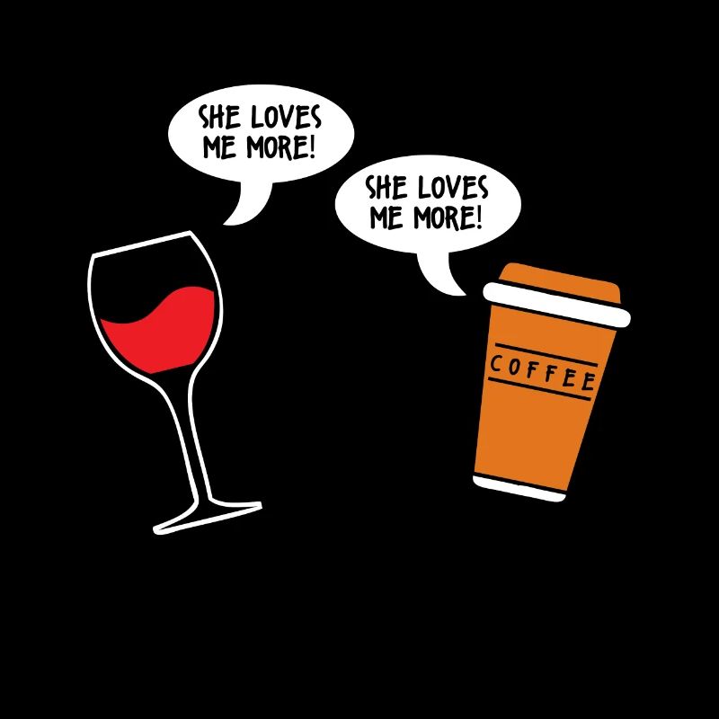 Wine and Coffee Argumentation Caffeine Love