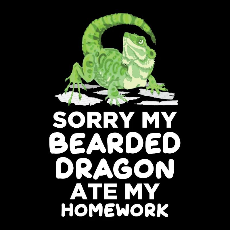 Dragon barbu mange reptiles devoirs.