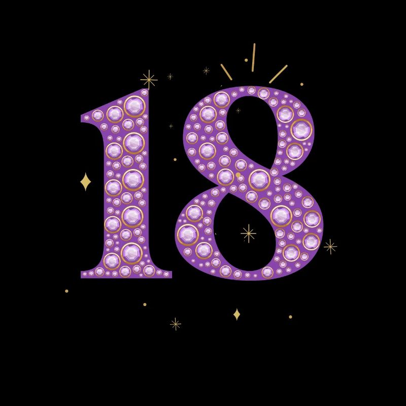 18e anniversaire fille de dix-huit ans