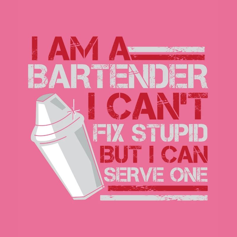 Hilarious bartender waiter bartender mixer