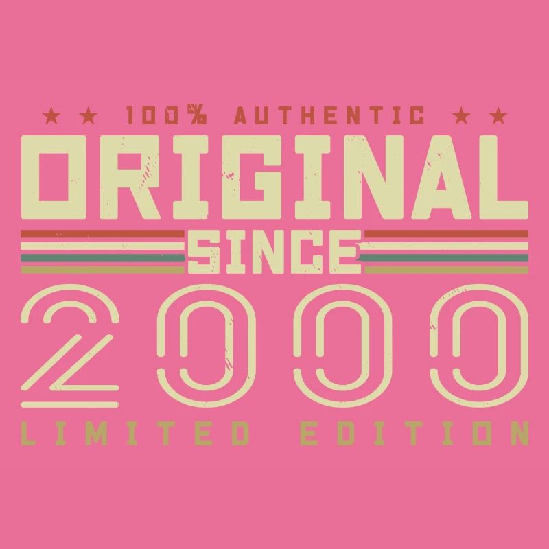 Original 2000 Retro 2000 Geburtstagsgeschenk