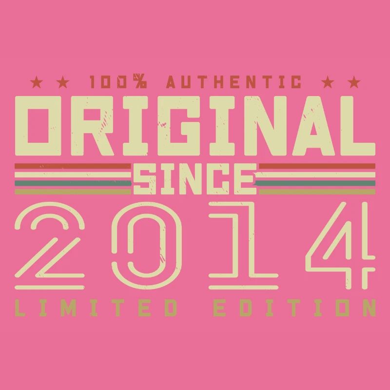 Original 2014 Retro 2014 Birthday Gift