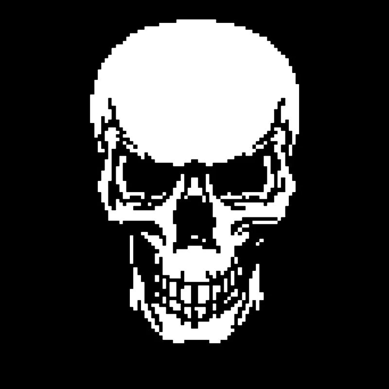 Totenkopf Skull Schädel Gamer Gaming Pixel
