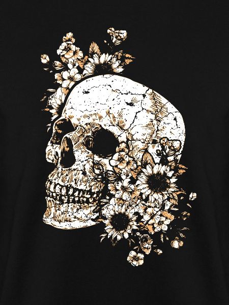 Skull Skull Skull Flowers