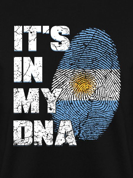 Argentinier Argentinien Flagge DNA