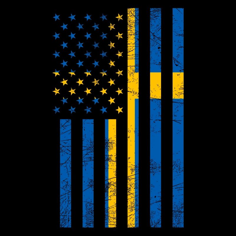 Drapeau USA Suède