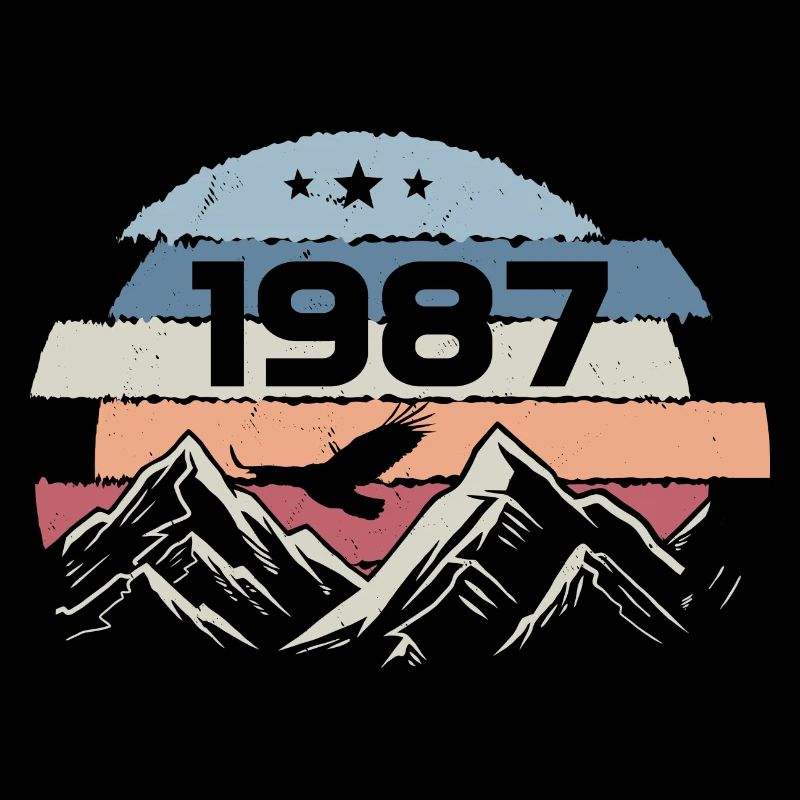 Original 1987 Millésime 1987 Anniversaire 1987