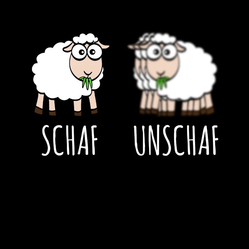 Schaf Unschaf Wortwitz Wortspiele Geschenidee
