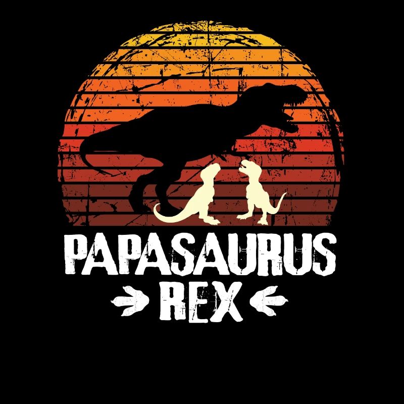 Dino Rex süßer Dinosaurier Vatertags Papasaurus