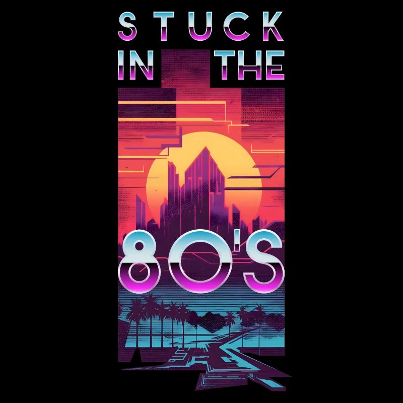 Retro Synthwave Sunset