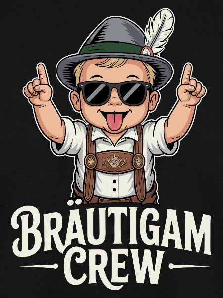 Funny Bräutigam Crew Baby Design