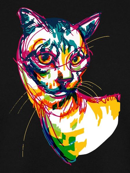 Neon Cat
