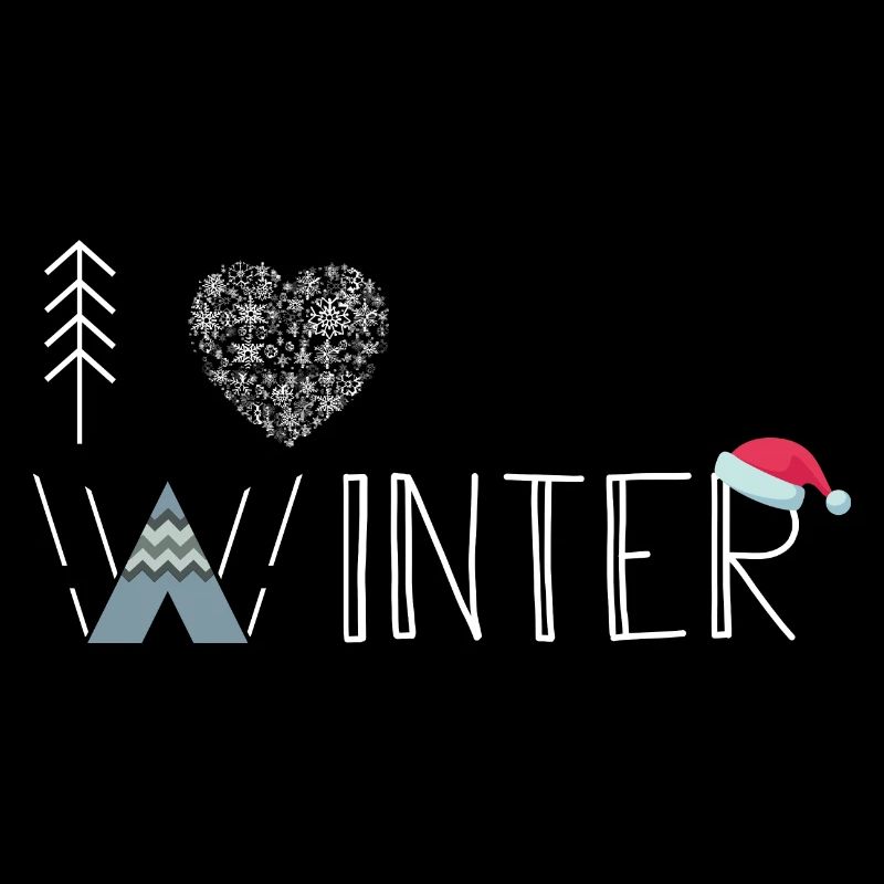 I love winter, snow, cold and snowman