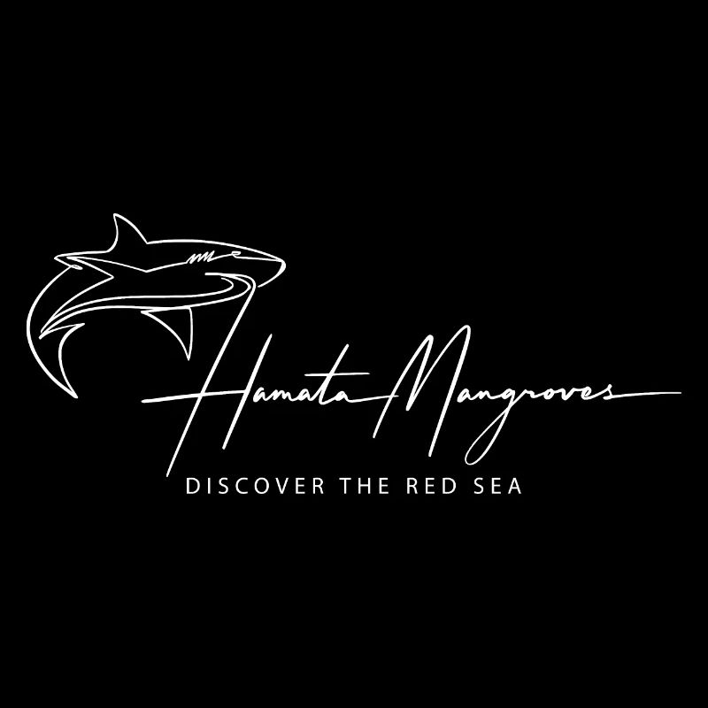 Hamata Mangroves Schriftzug weiß