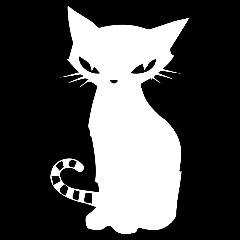 Weiße Katze