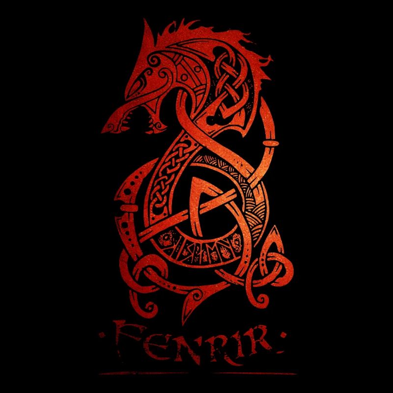 Fenrir Wolf - Valhalla - Celtique - Nordique
