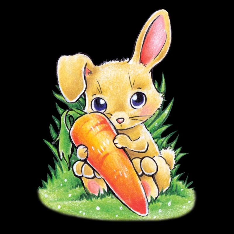 Hase mit Karotte
