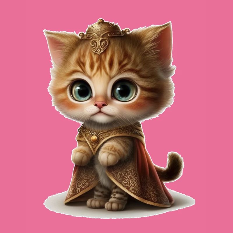 Princess as a cat