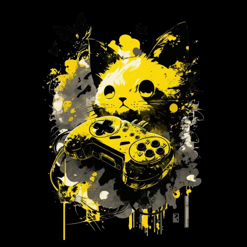 Gaming Cat – Graffiti Style