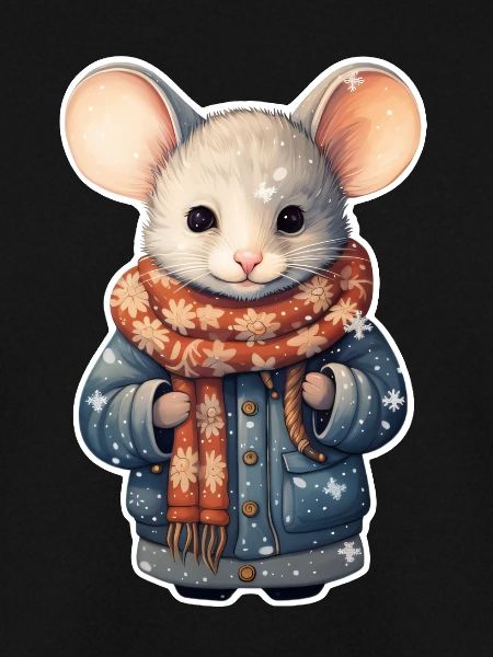 Süße Wintermaus