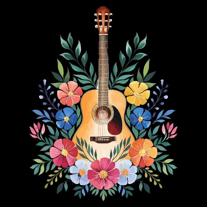 Blumige Gitarrenharmonie