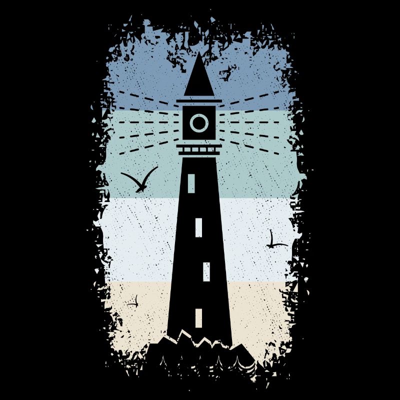 Phare Retro mer nord Baltique côte vacances S