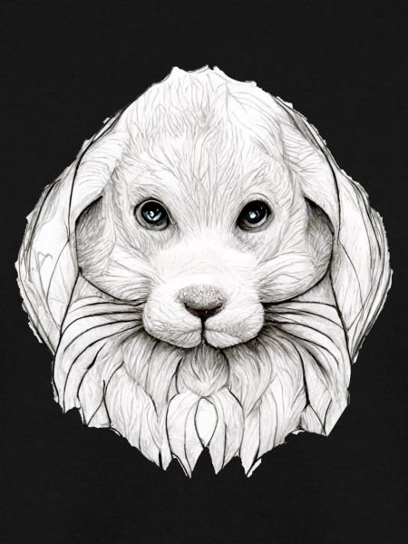 Rabbit in Comic Style