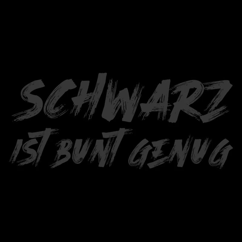 Schwarz ist bunt genug