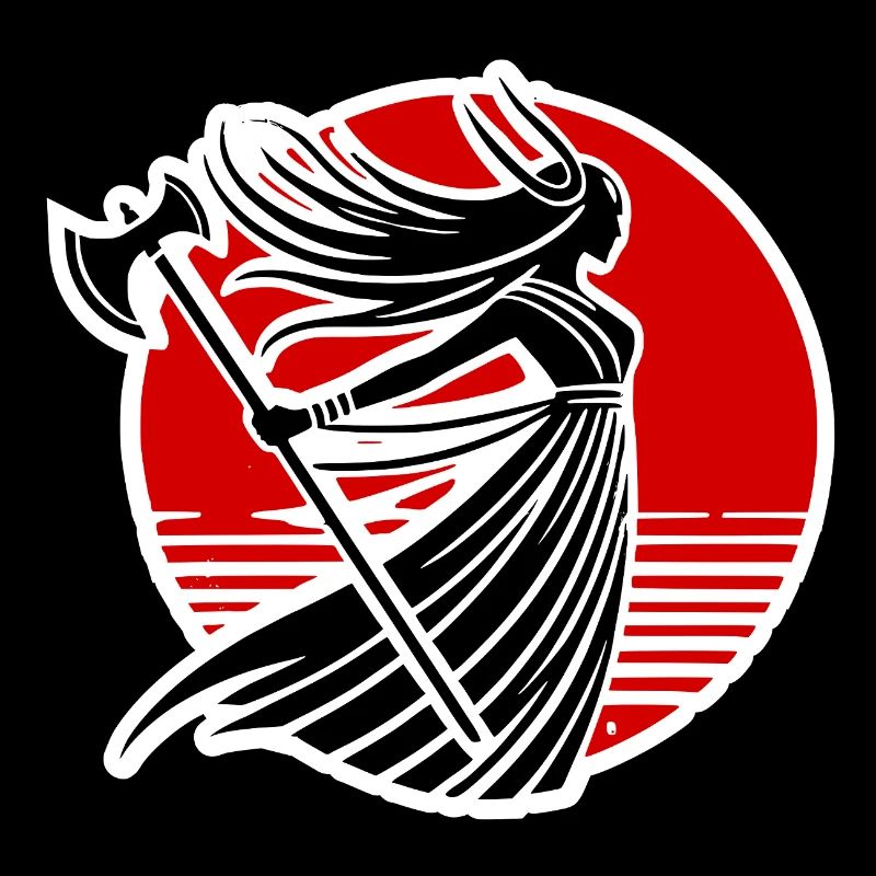 Silhouette Shield Maiden