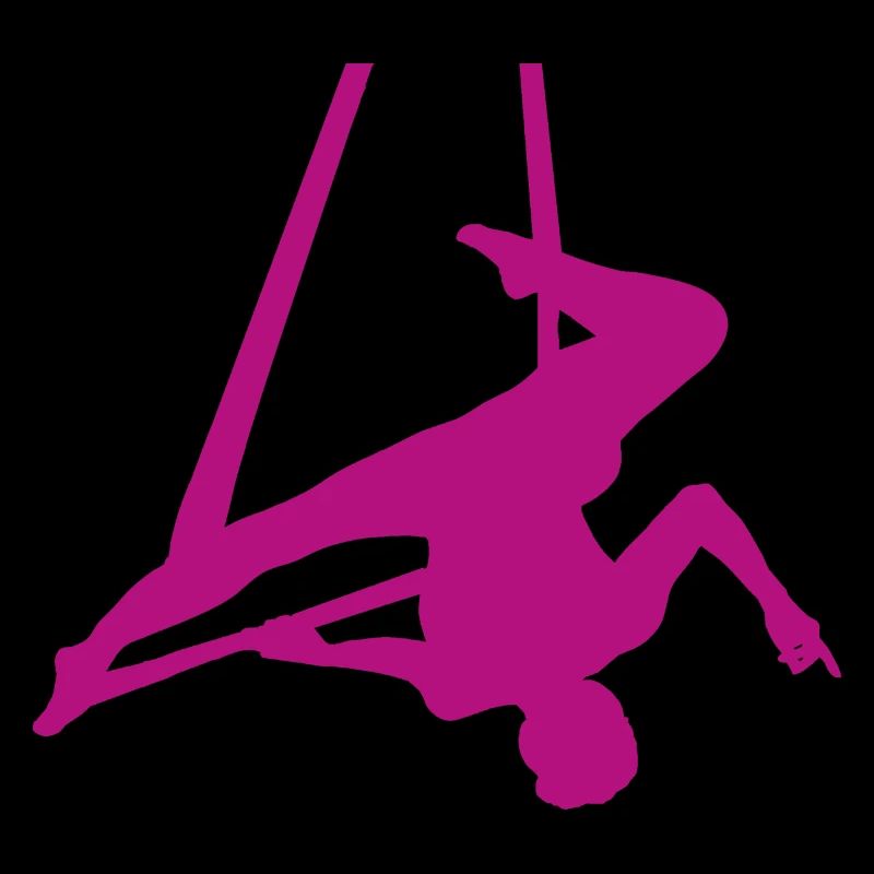 Aerial Hammock Silhouette
