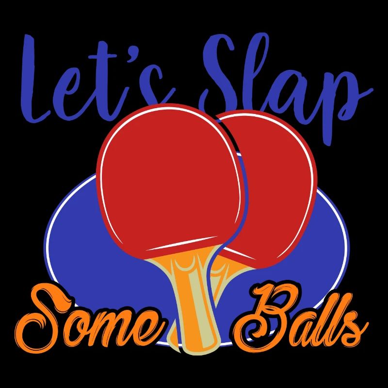 Let's hit a few balls, table tennis