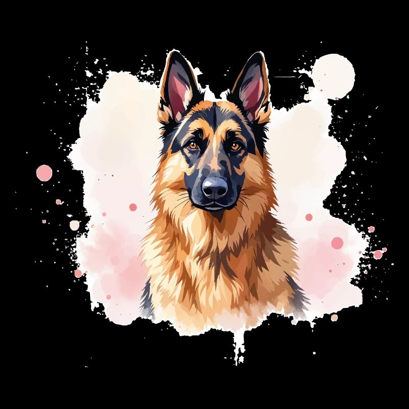 Deutscher Schäferhund - Stilvolles Porträt
