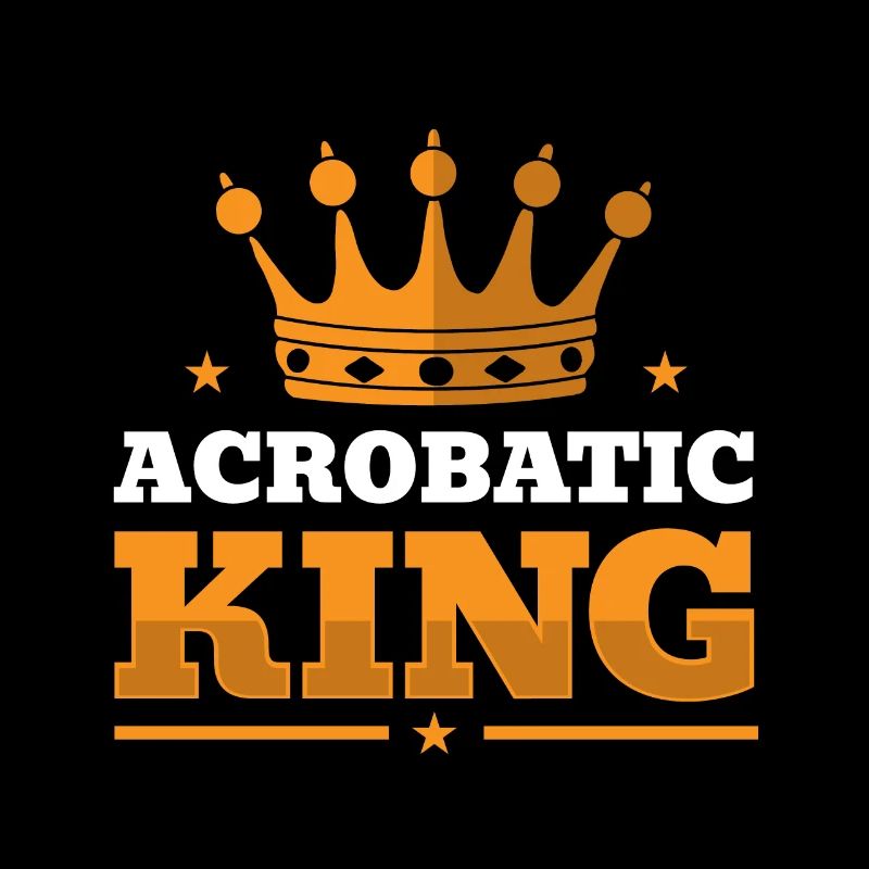 King Graphic Gymnast Gymnastics Acrobat Acrobatics