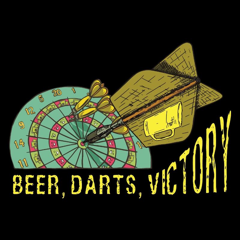 Bier, Darts, Sieg