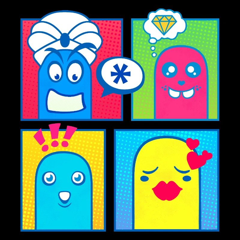 Petites créatures (bande dessinée, pop art)