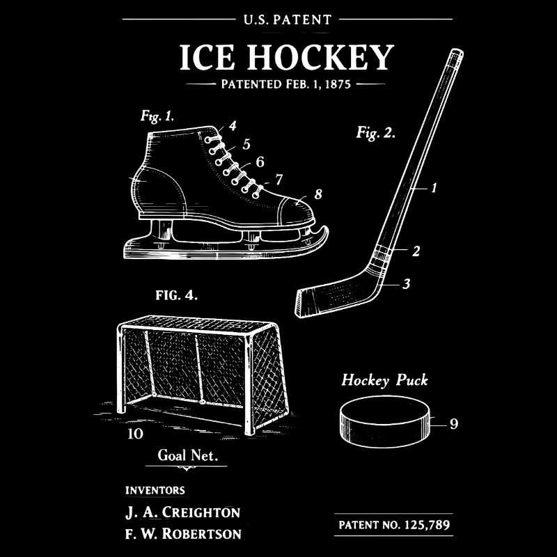 Hockey-Patent-Bauplan