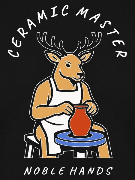 Ceramic Master Deer — Noble Hands