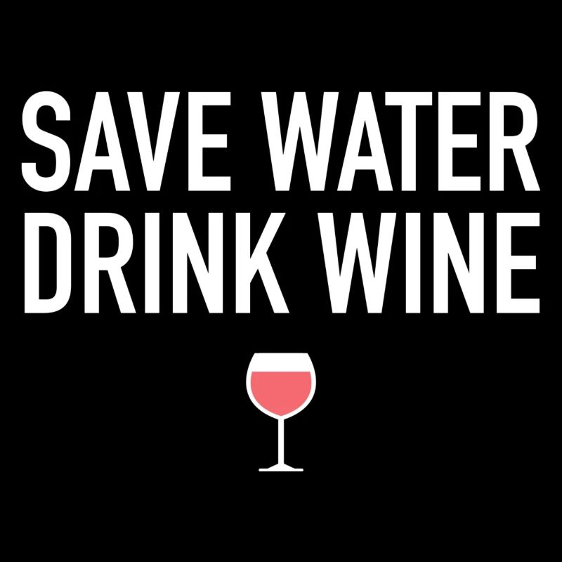 Save water drink wine