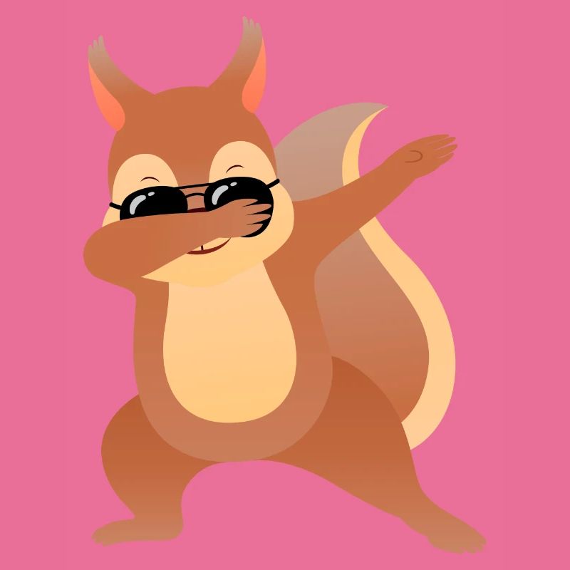 Dabbing Squirrel Dab With Sunglasses - Cool Gift