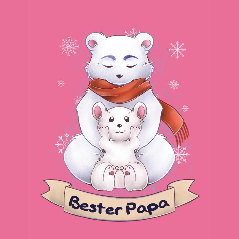 Bester Papa - Eisbär und Kind