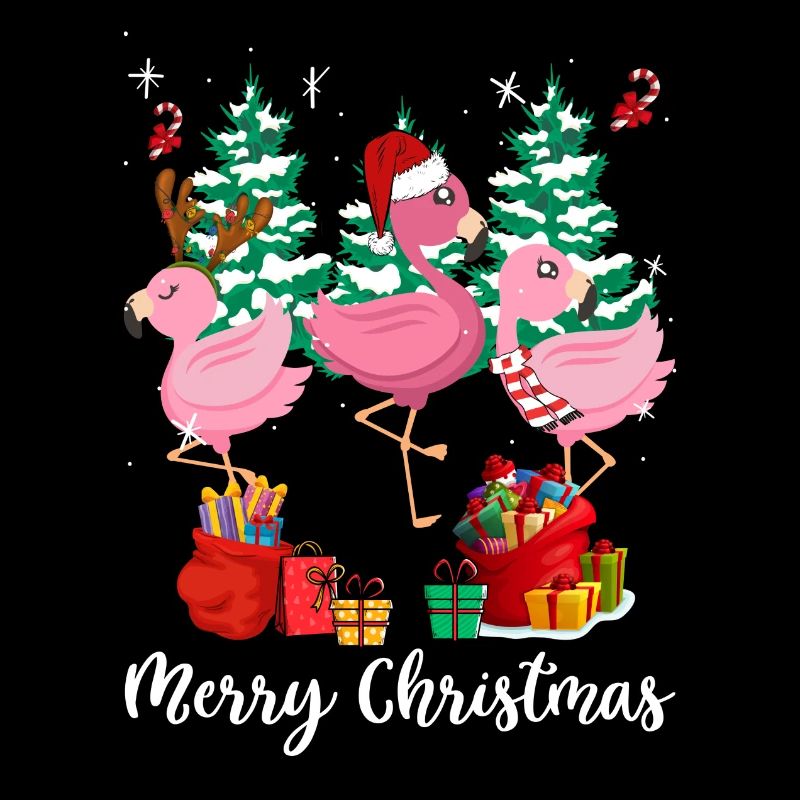 Flamingo Weihnachten