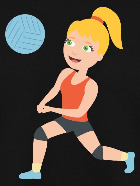 volleyball Spielerin