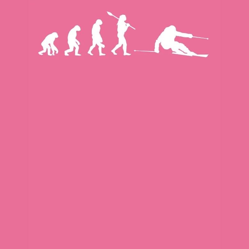 Skiing Evolution unique design