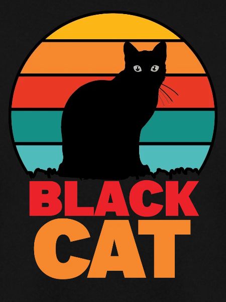 Schwarze Katze